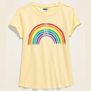 NEW rainbow crayon tee